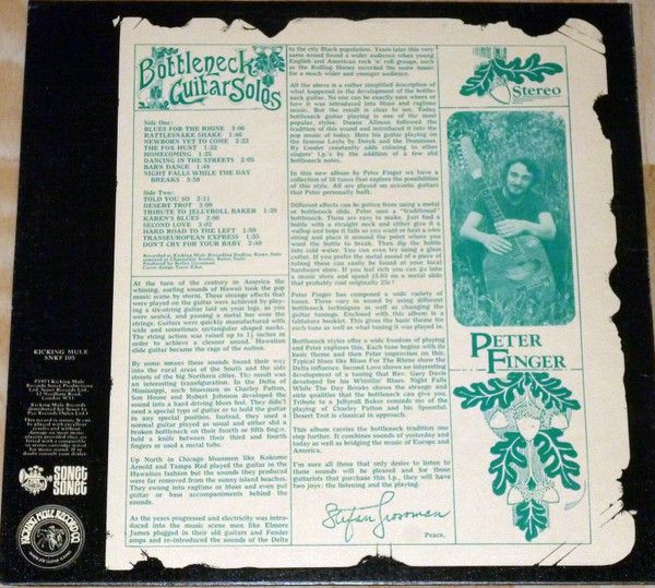 USED - Peter Finger - Bottleneck Guitar Solos - Image 2