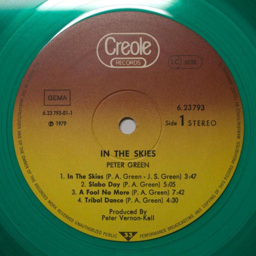 USED - Peter Green (2) - In The Skies - Image 4