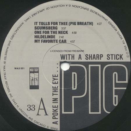 USED - Pig - A Poke In The Eye...With A Sharp Stick - Image 3