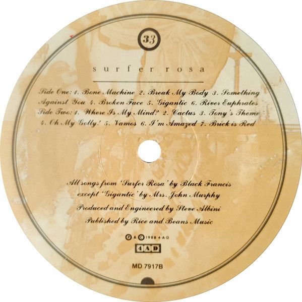 USED - Pixies - Surfer Rosa - Image 4