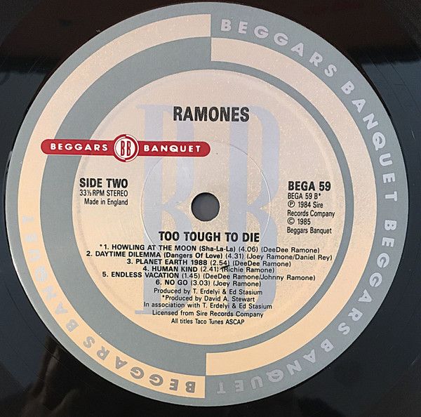 USED - Ramones - Too Tough To Die - Image 4