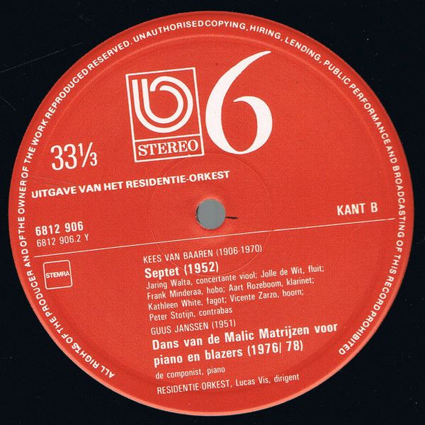USED - Residentie Orkest - 400 Jaar Nederlandse Muziek 1 - Image 4
