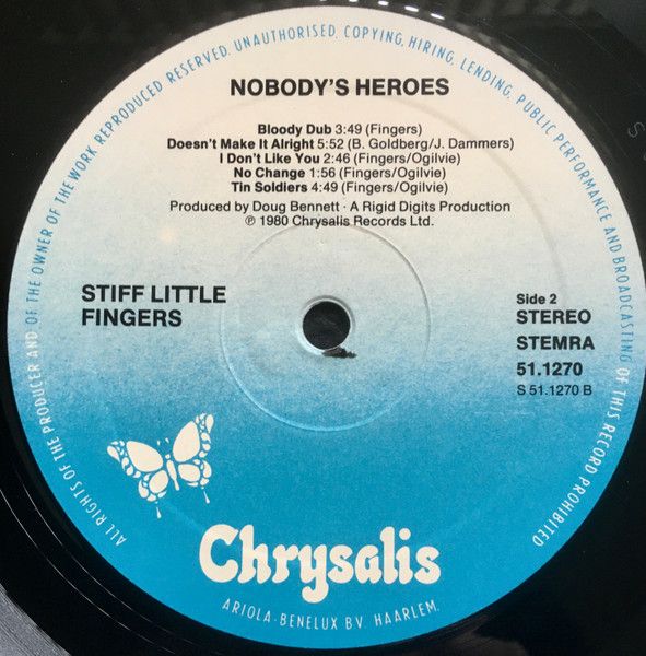USED - Stiff Little Fingers - Nobody's Heroes - Image 6