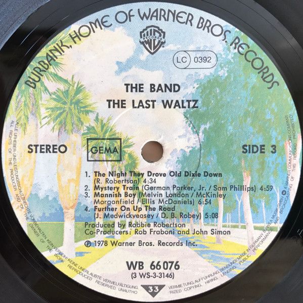 USED - The Band - The Last Waltz - Image 7