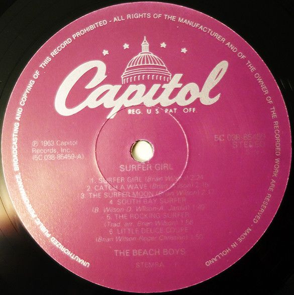 USED - The Beach Boys - Surfer Girl - Image 3