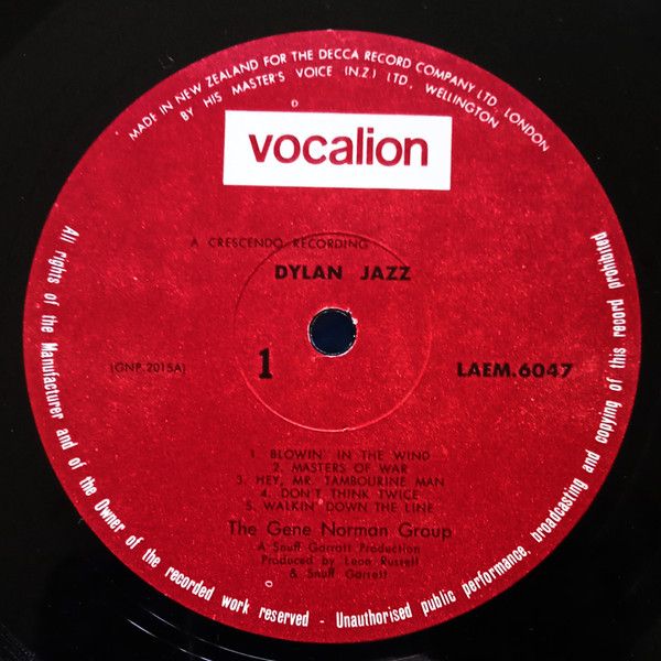 USED - The Gene Norman Group - Dylan Jazz - Image 3