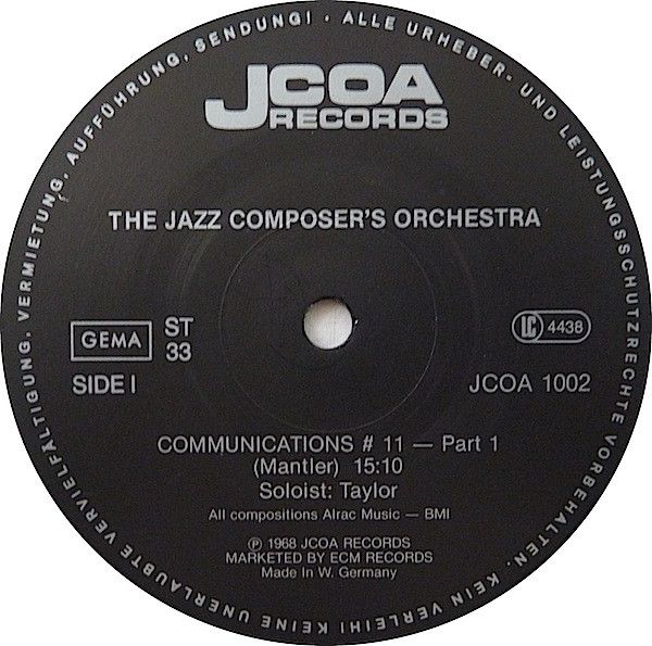 USED - The Jazz Composer's Orchestra - The Jazz Composer's Orchestra - Image 9