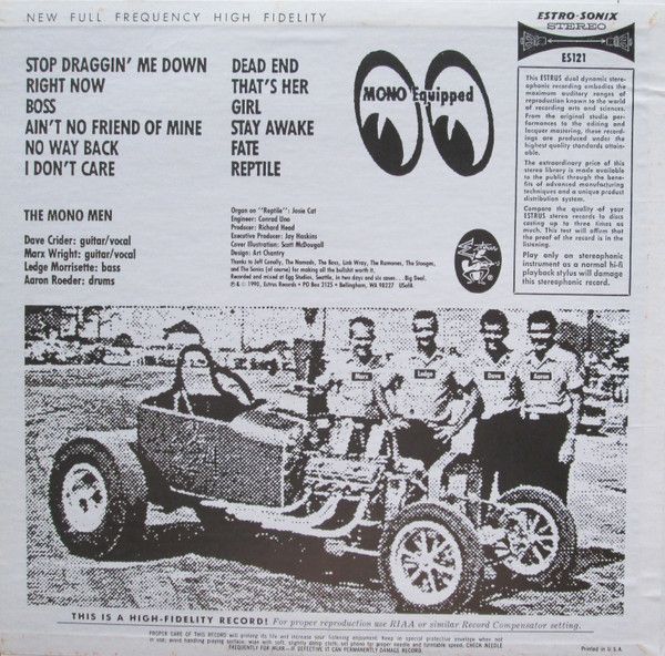 USED - The Mono Men - Stop Draggin' Me Down - Image 2