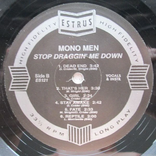 USED - The Mono Men - Stop Draggin' Me Down - Image 4