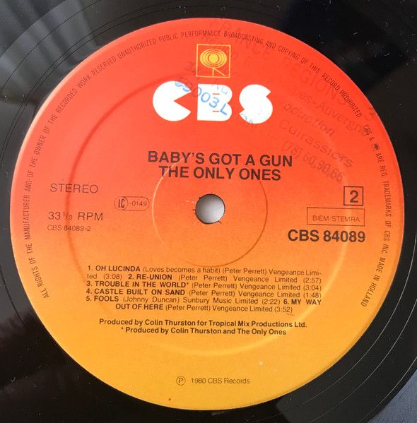 USED - The Only Ones - Baby's Got A Gun - Image 4