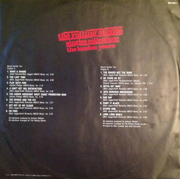 USED - The Rolling Stones - Singles Collection ✱ The London Years - Image 12