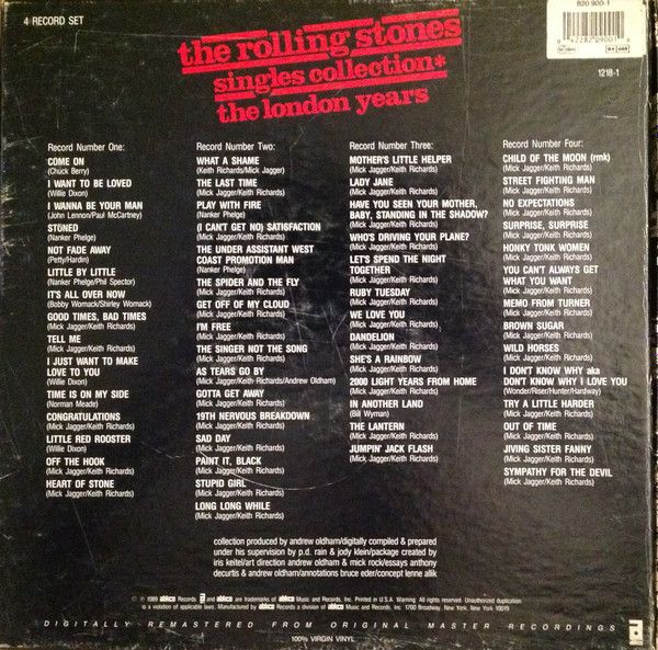 USED - The Rolling Stones - Singles Collection ✱ The London Years - Image 2