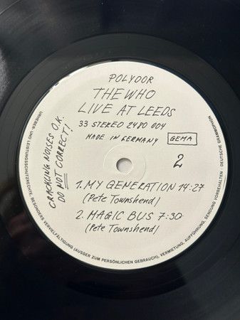 USED - The Who - Phases - Image 24