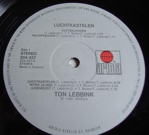 USED - Ton Lebbink - Luchtkastelen - Image 3