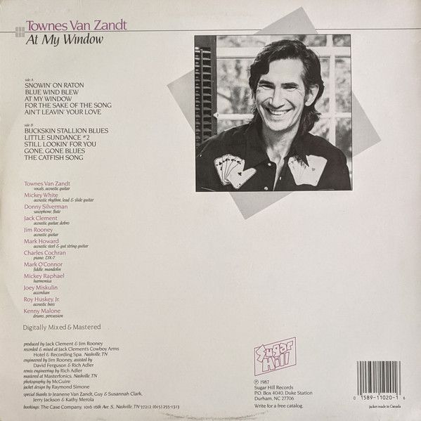USED - Townes Van Zandt - At My Window - Image 2