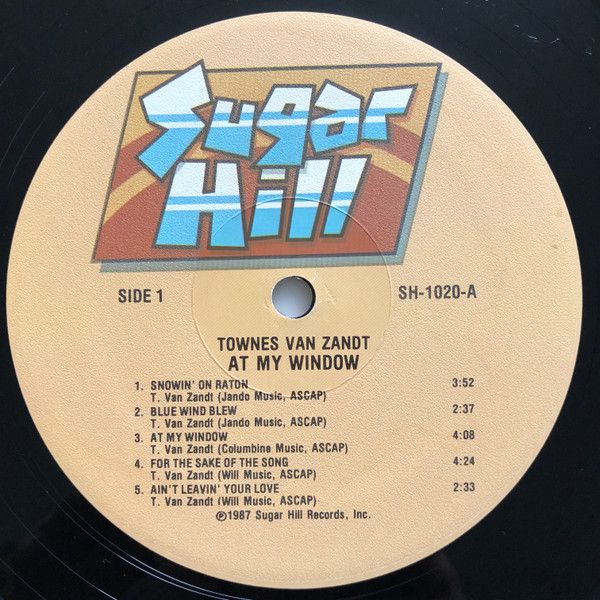 USED - Townes Van Zandt - At My Window - Image 4