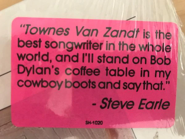 USED - Townes Van Zandt - At My Window - Image 5