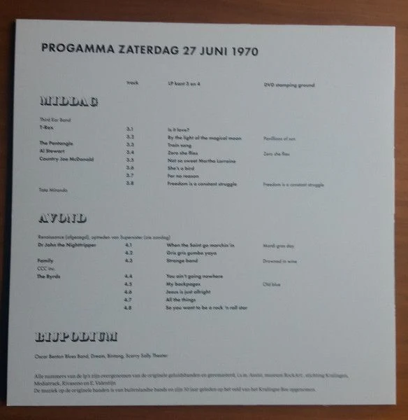 USED - Various - 1970-2020 Kralingen Holland Pop Festival Fifty Up - Image 20