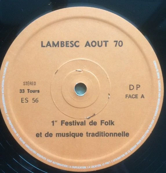 USED - Various - 1er Festival Folk Lambesc Aout 70 - Image 3