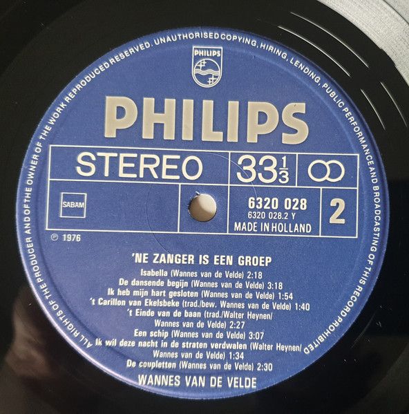 USED - Wannes Van de Velde - 'ne Zanger Is Een Groep - Image 6