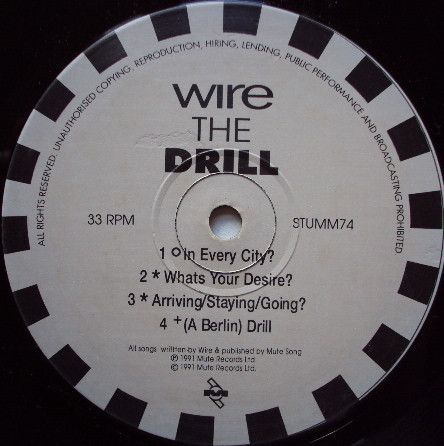 USED - Wire - The Drill - Image 3