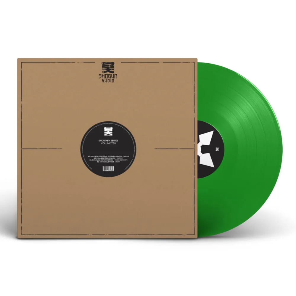 Various Artists - Shuriken Vol. 10 (Green Vinyl 12") - Image 2