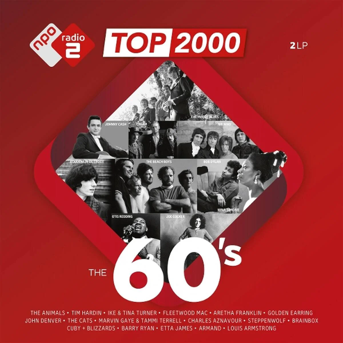 Various Artists - Top 2000 - The 60's (Almost Pink Vinyl LP) - Image 2
