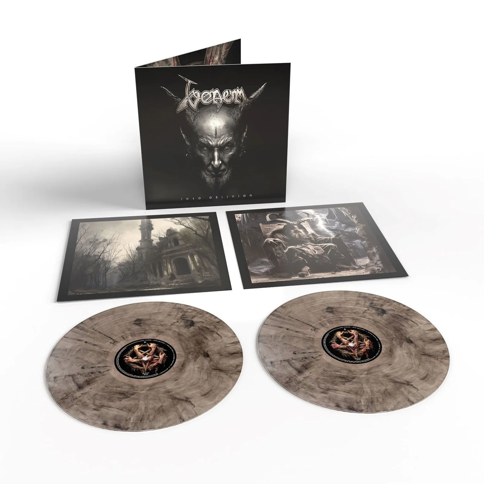 Venom - Into Oblivion (Clear & Black Smoke Vinyl LP) - Image 3