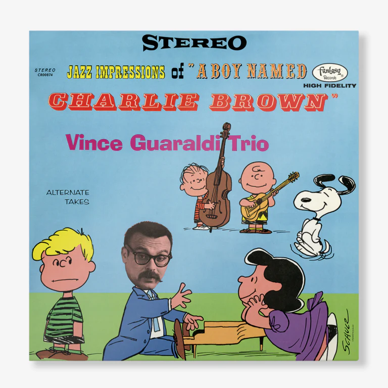 Vince Guaraldi Trio - Jazz Impressions Of A Boy Named Charlie Brown (Alternate Takes) (Sky Blue Vinyl LP) - Image 2