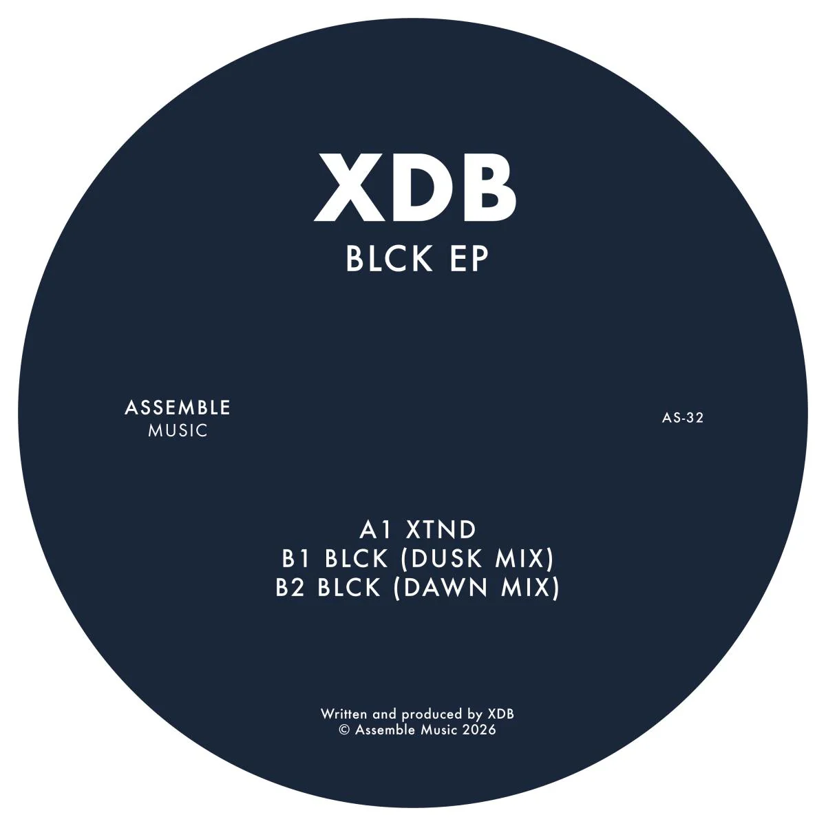 XDB - BLCK EP (12")
