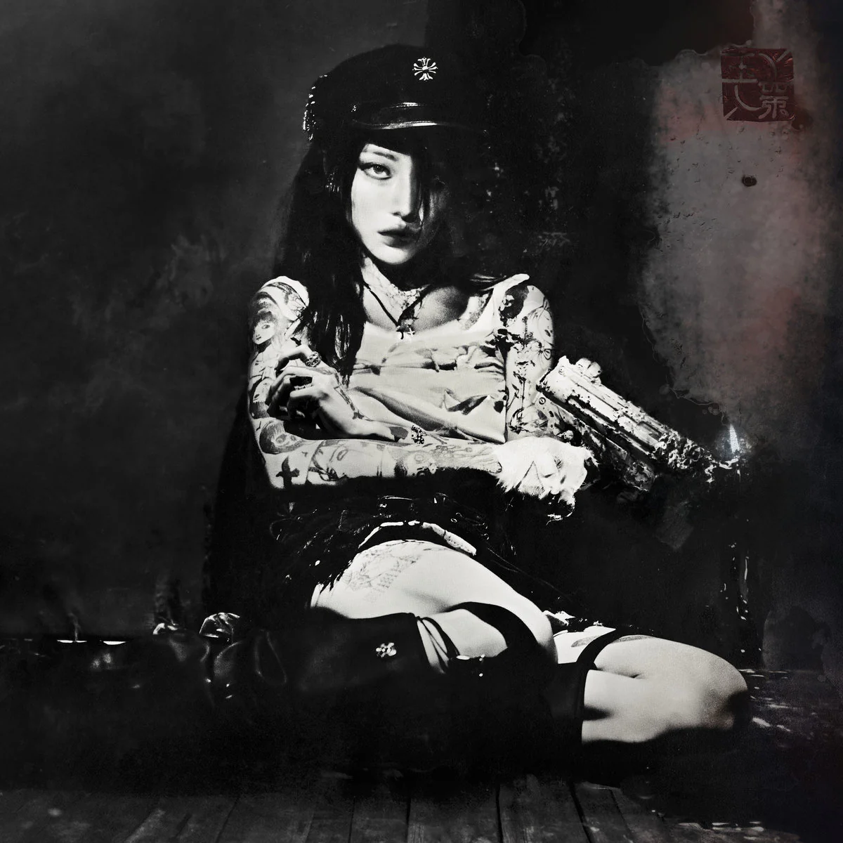 Yeule - Evangelic Girl Is A Gun (Bloodlust / Red Marble Coloured LP)