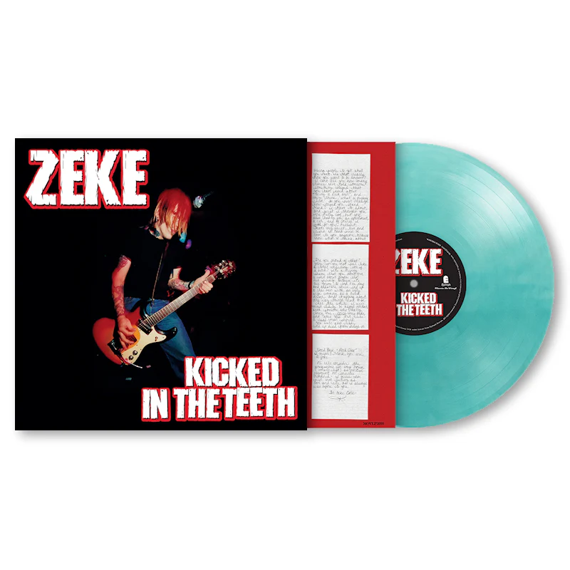 Zeke - Kicked In The Teeth (Crystal Clear & Turquoise Marbled Vinyl LP)