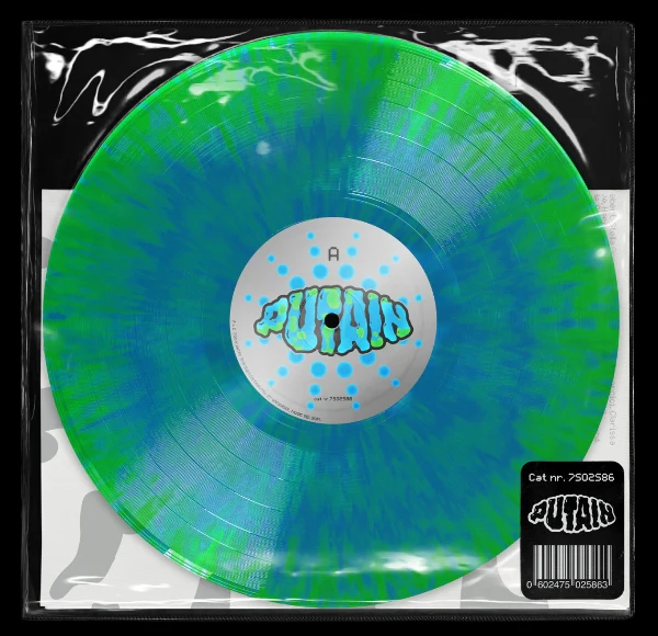 Zwangere Guy - Putain (Green & Blue Vinyl LP)
